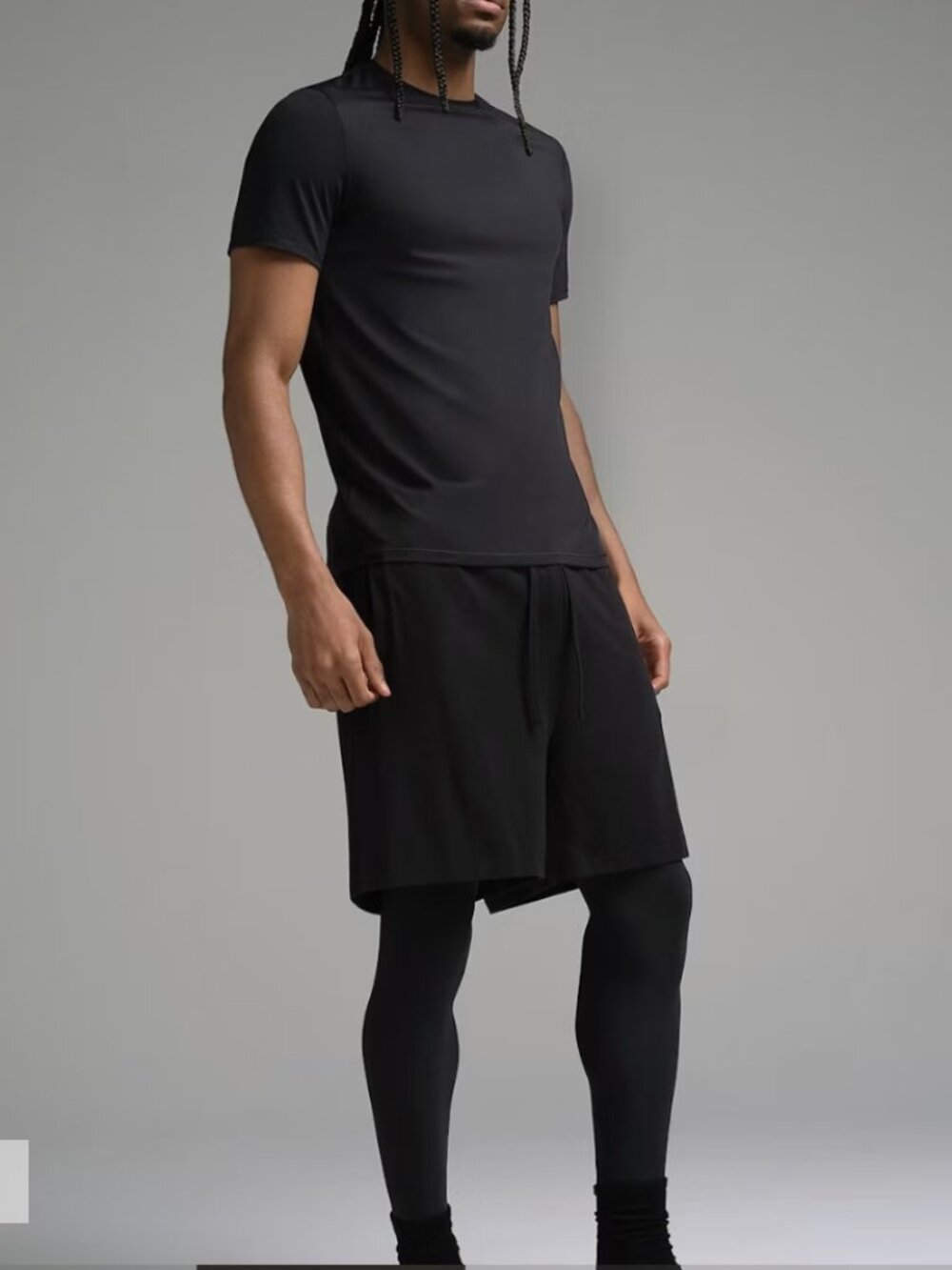 NEW SKIMS Mens Large Fits Everybody Short Sleeve T-Shirt Onyx Black NWT